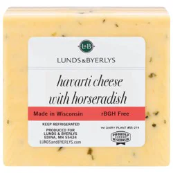 Lunds & Byerlys L&b Havarti Cheese With Horseradish