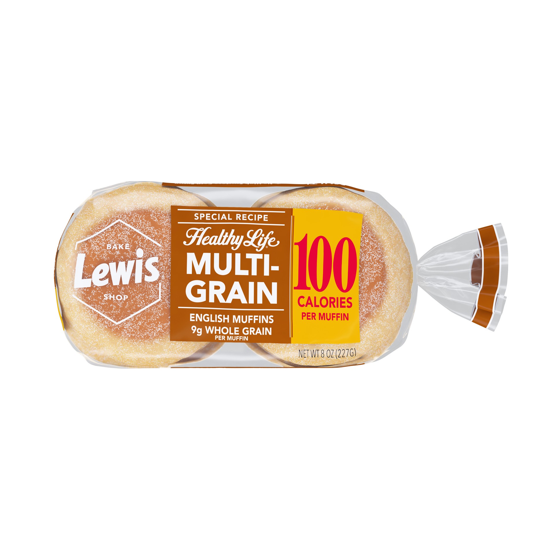 slide 2 of 5, Lewis Healthy Life Multigrain English Muffins 8 oz, 8 oz