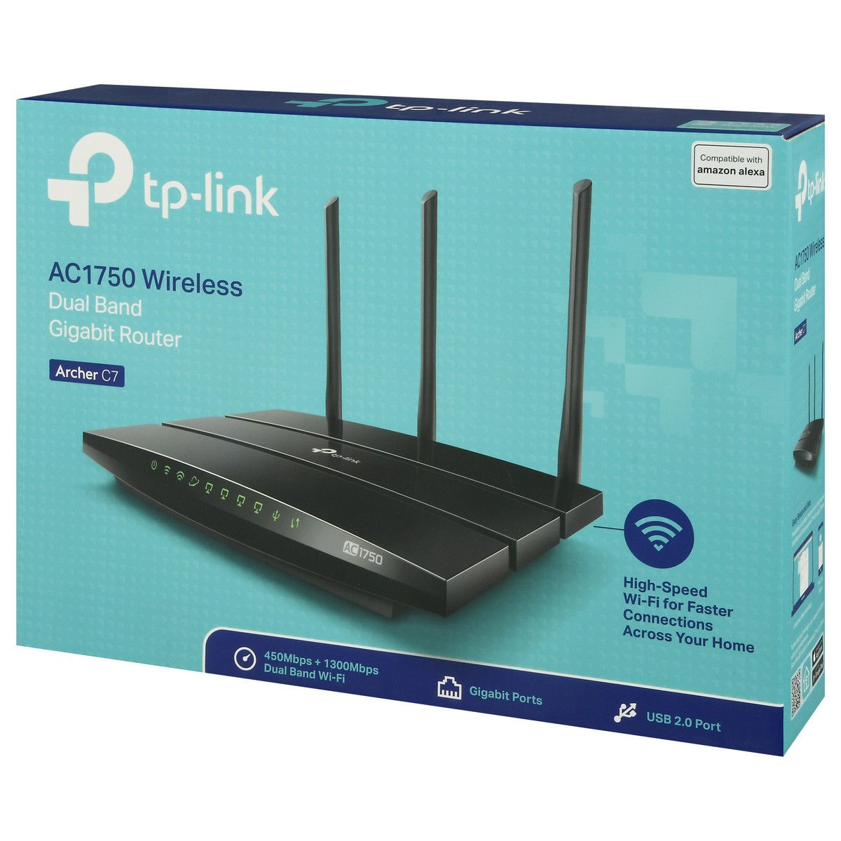 slide 3 of 9, TP-Link Archer C7 AC 1750 Wireless Dual Band Gigabit Router 1 ea Box, 1 ct