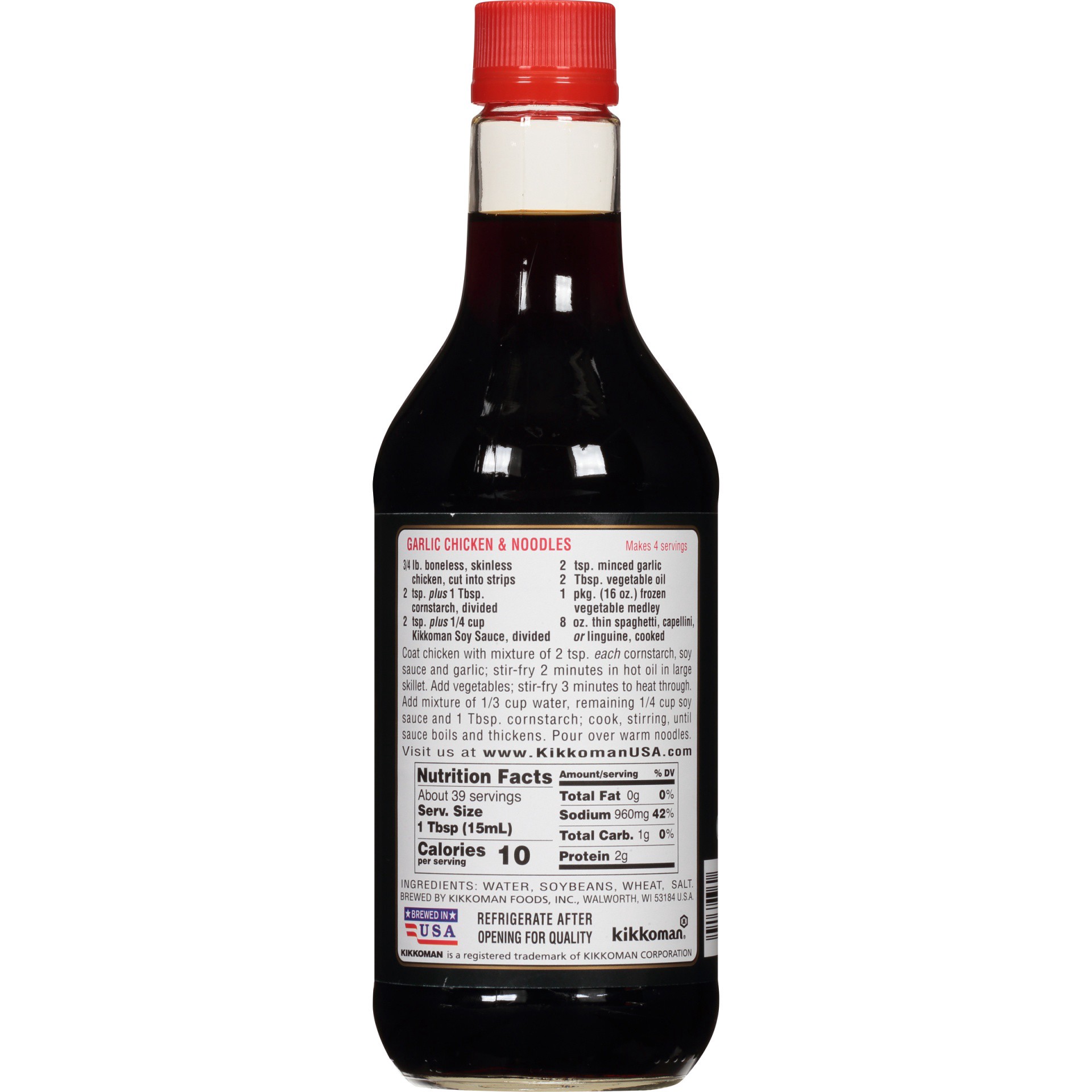 slide 3 of 6, Kikkoman Soy Sauce, 20 fl oz