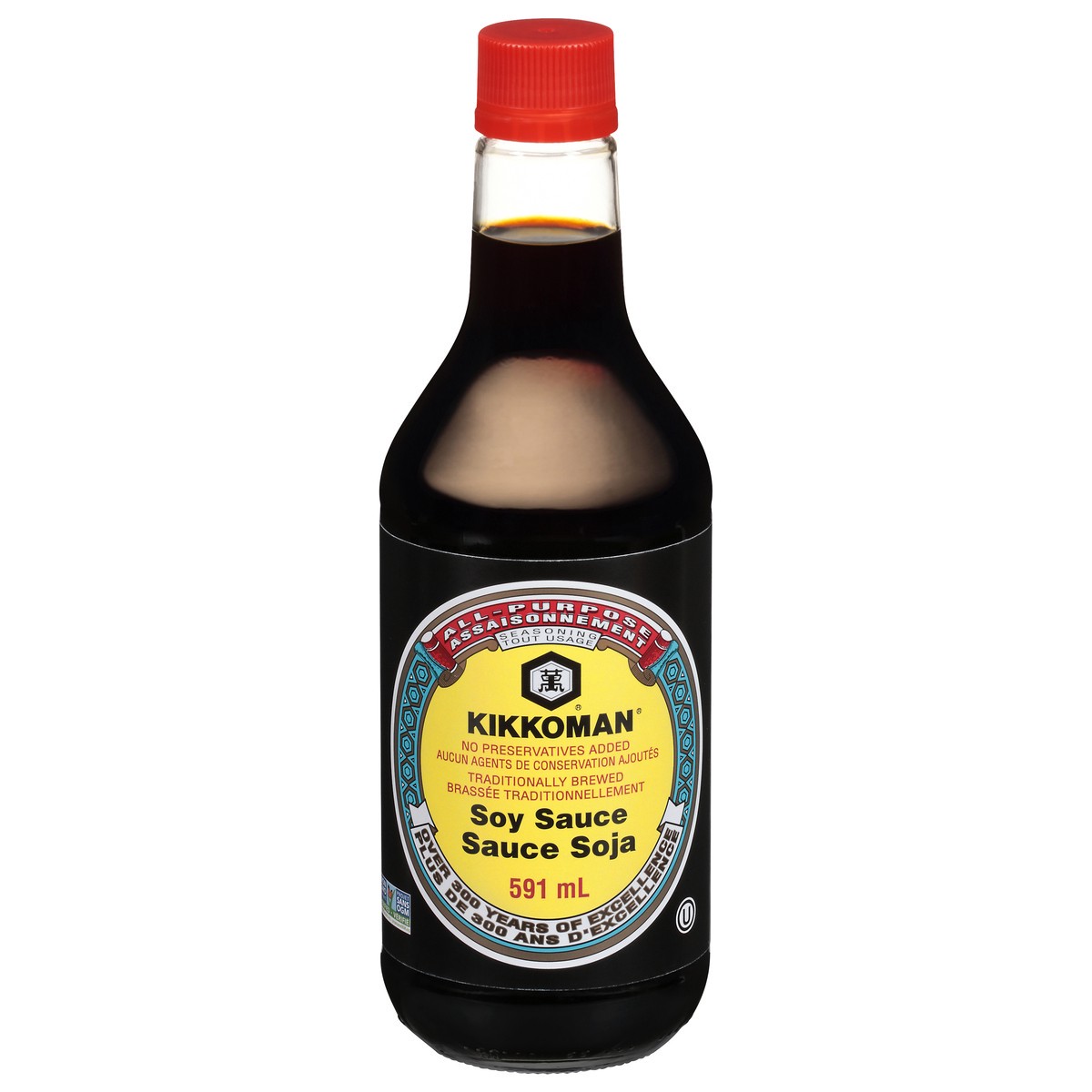 slide 1 of 6, Kikkoman Soy Sauce, 20 fl oz