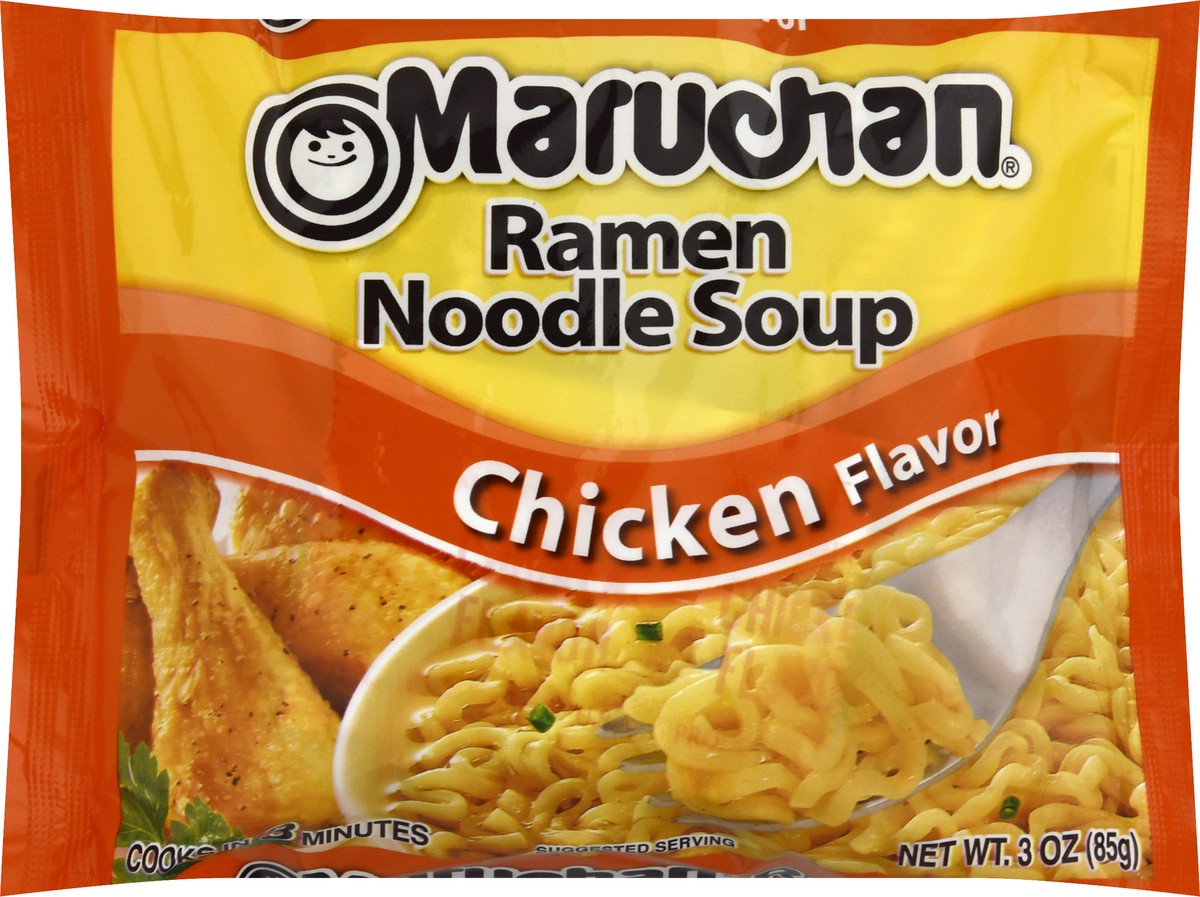 slide 1 of 7, Maruchaninc Chicken Ramen Noodle Soup, 3 oz
