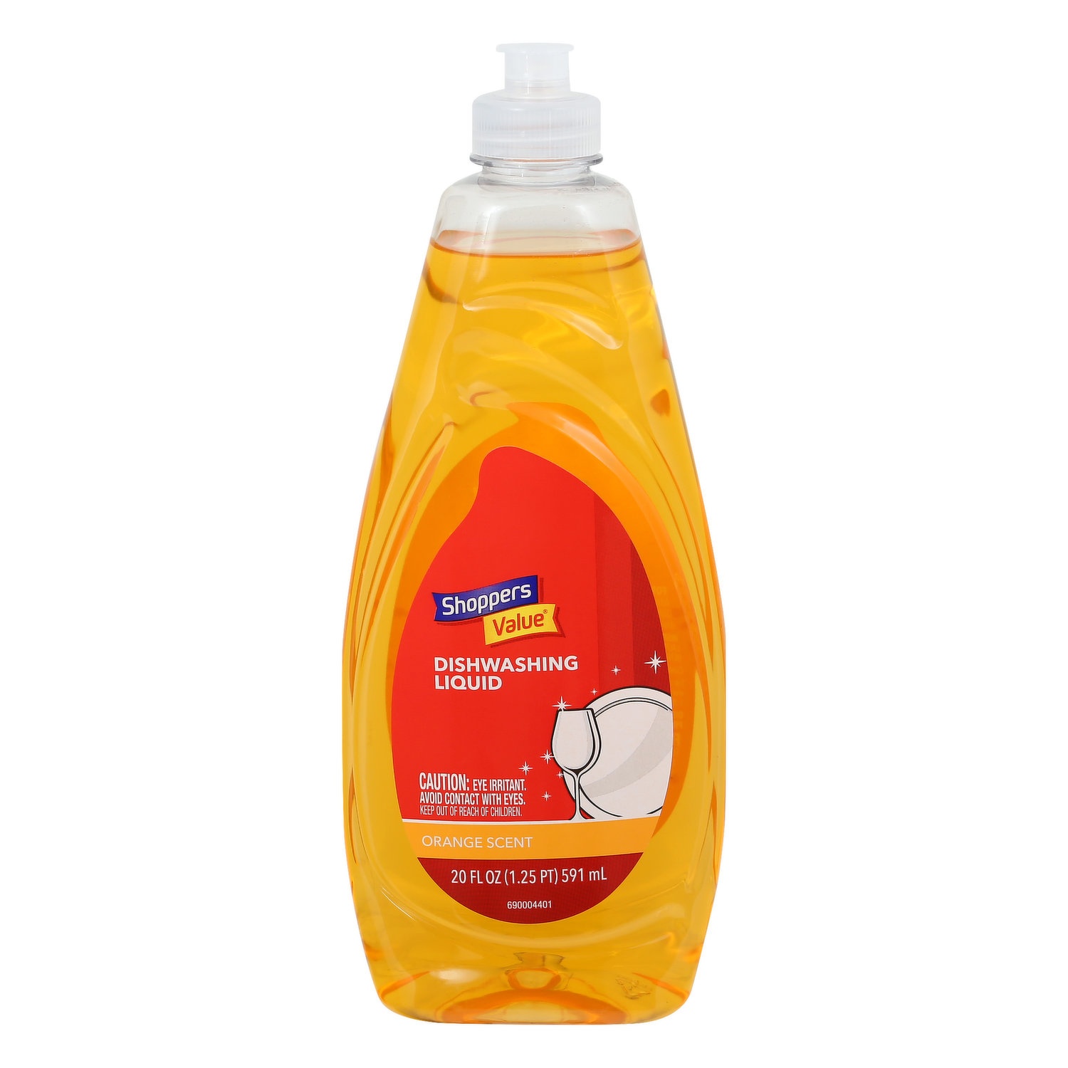 slide 1 of 1, Shoppers Value Orange Scented Dishwashing Liquid, 20 oz