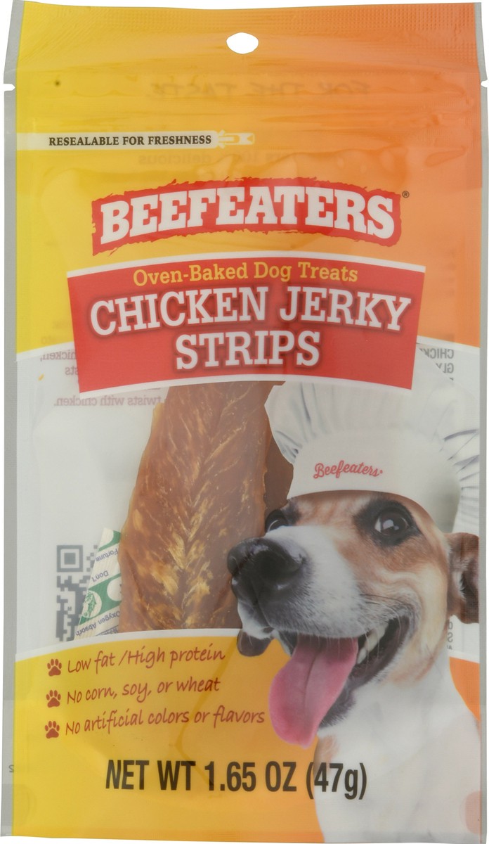 slide 1 of 9, Beefeaters Beefeater Chicken Jerky Strips, 1.65 oz