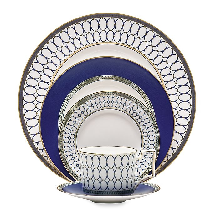 slide 1 of 3, Wedgwood Renaissance Gold Place Setting, 5 ct