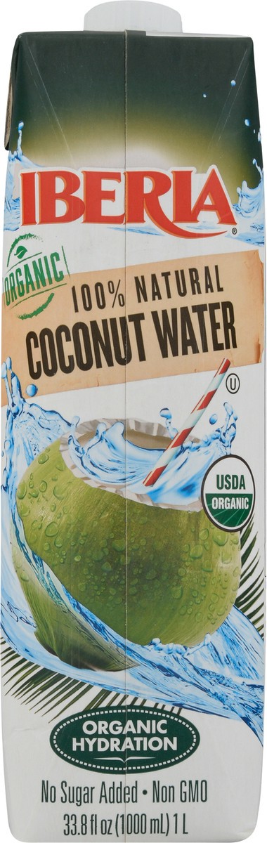 slide 6 of 9, Iberia Organic 100% Natural Coconut Water 33.8 fl oz, 33.8 fl oz