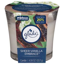 Glade Sheer Vanilla Embrace Candle 1 Each