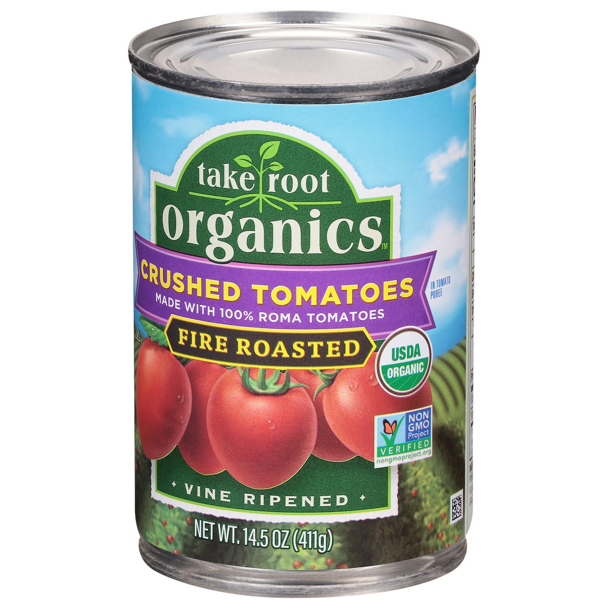 slide 13 of 14, Take Root Organics Crushed Fire Roasted Tomatoes - 14.5 oz, 14.5 oz