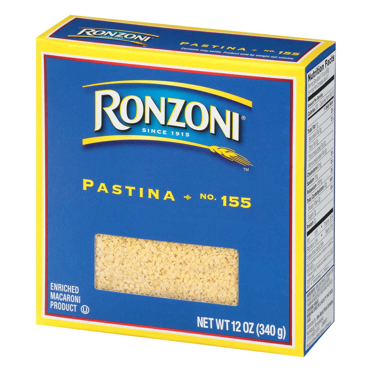 slide 3 of 10, Ronzoni Enriched Pastina Macaroni, 12 oz