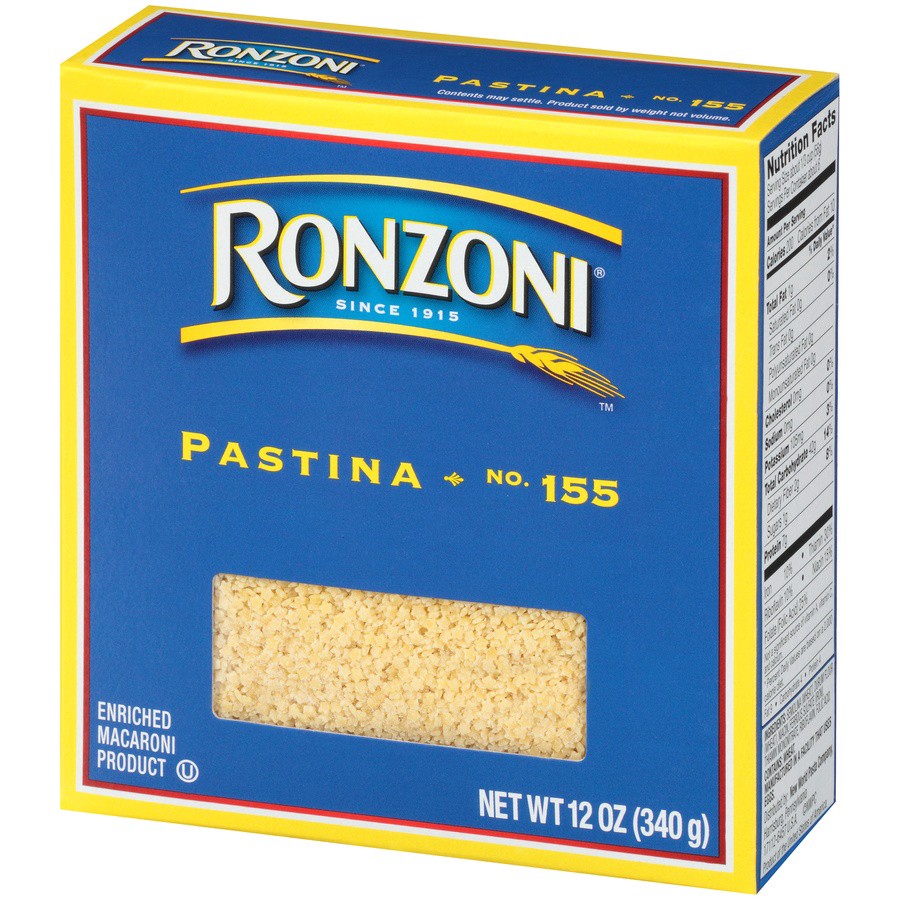 slide 3 of 8, Ronzoni Enriched Pastina Macaroni, 12 oz