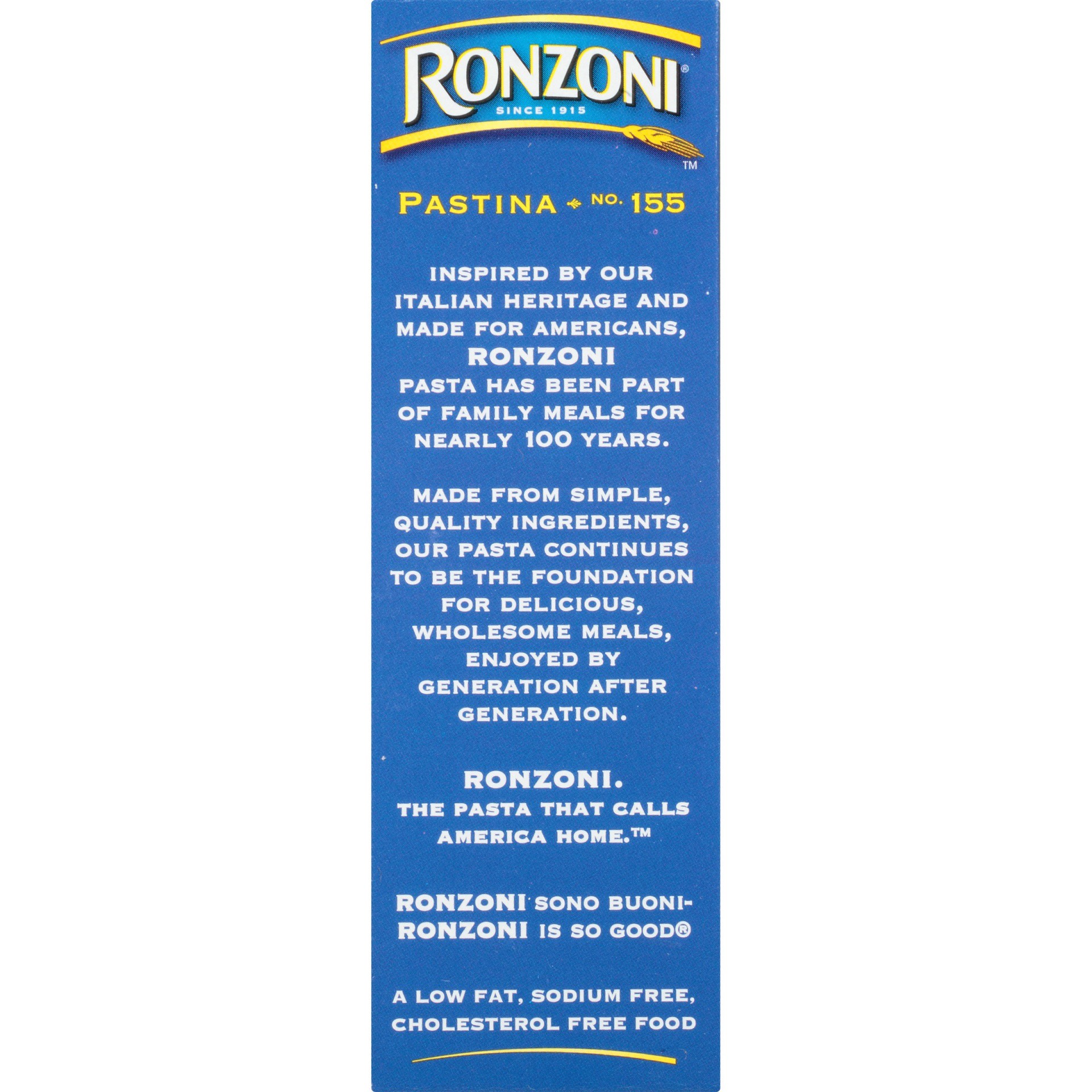 slide 4 of 8, Ronzoni Enriched Pastina Macaroni, 12 oz