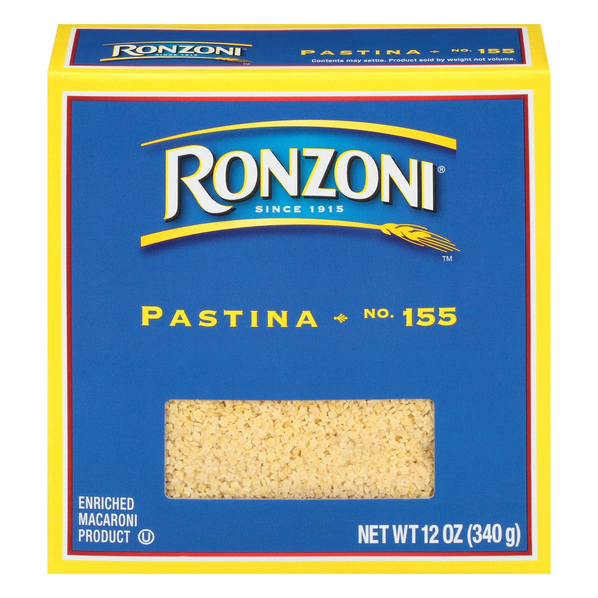 slide 1 of 10, Ronzoni Enriched Pastina Macaroni, 12 oz