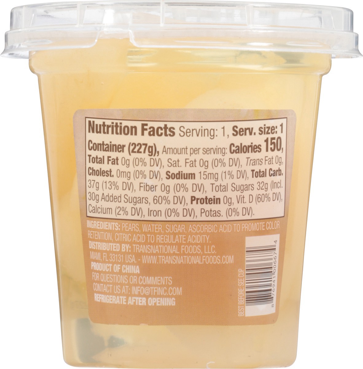 slide 2 of 13, Pampa Light Syrup Sliced Pears, 8 oz