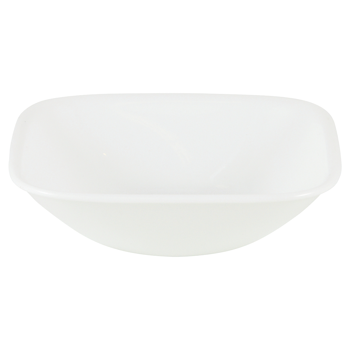 slide 1 of 9, Corelle Square Round Bowl, Pure White, 10 oz