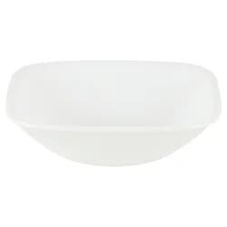 Corelle Square Round Bowl, Pure White