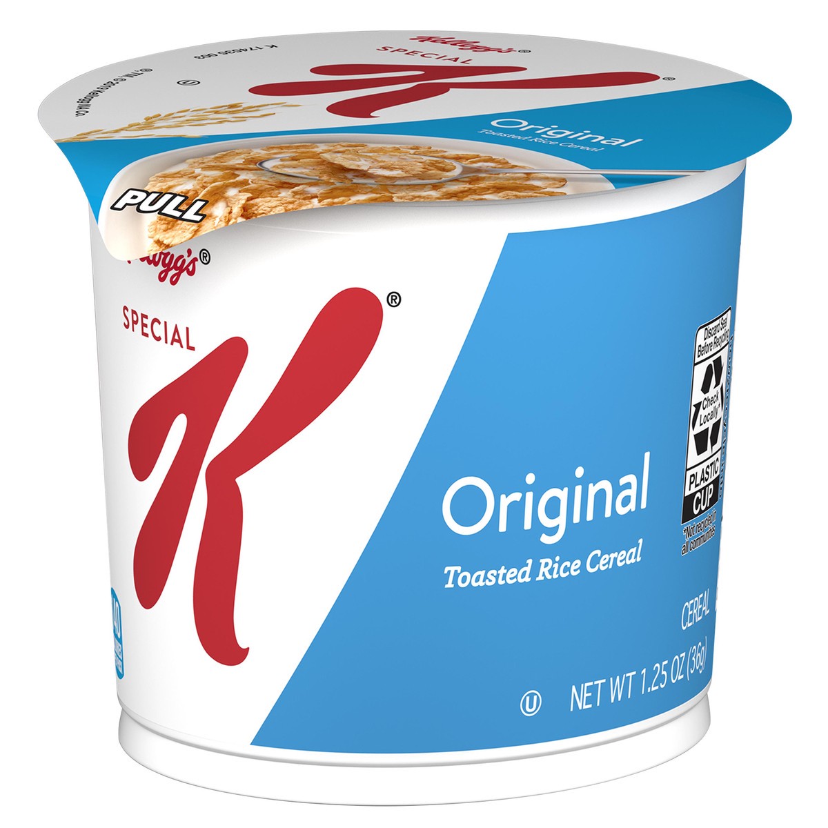 slide 1 of 5, Special K Original Toasted Rice Toasted Rice Cereal 1.25 oz, 1.25 oz