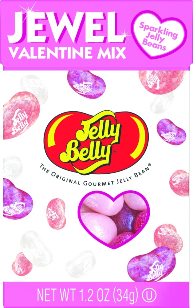 slide 1 of 1, Jelly Belly Sparkling Valentine Mix Box, 1.2 oz