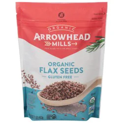 Arrowhead Mills Gluten Free Organic Flax Seeds 16 oz