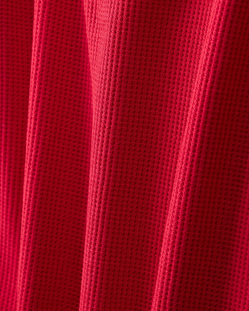 slide 3 of 3, Carter's Kid Holiday Red PurelySoft Long-Sleeve Snug Fit 2-Piece Pajamas - Red Red 7, 2 pc