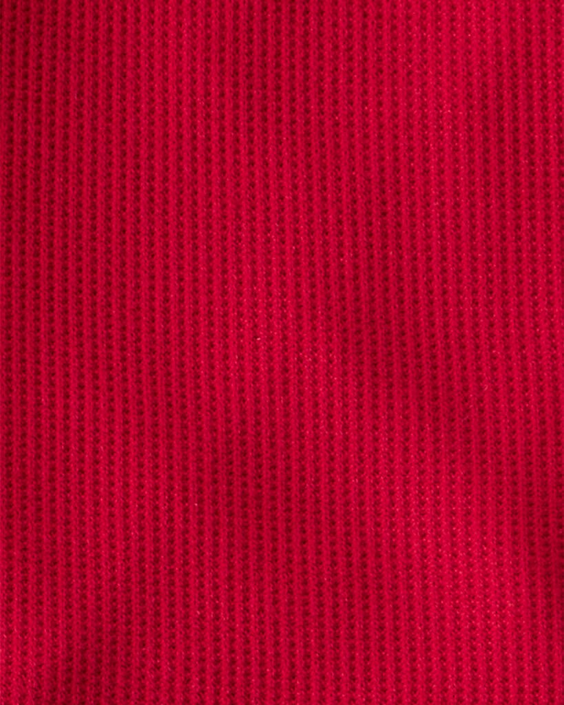 slide 2 of 3, Carter's Kid Holiday Red PurelySoft Long-Sleeve Snug Fit 2-Piece Pajamas - Red Red 7, 2 pc