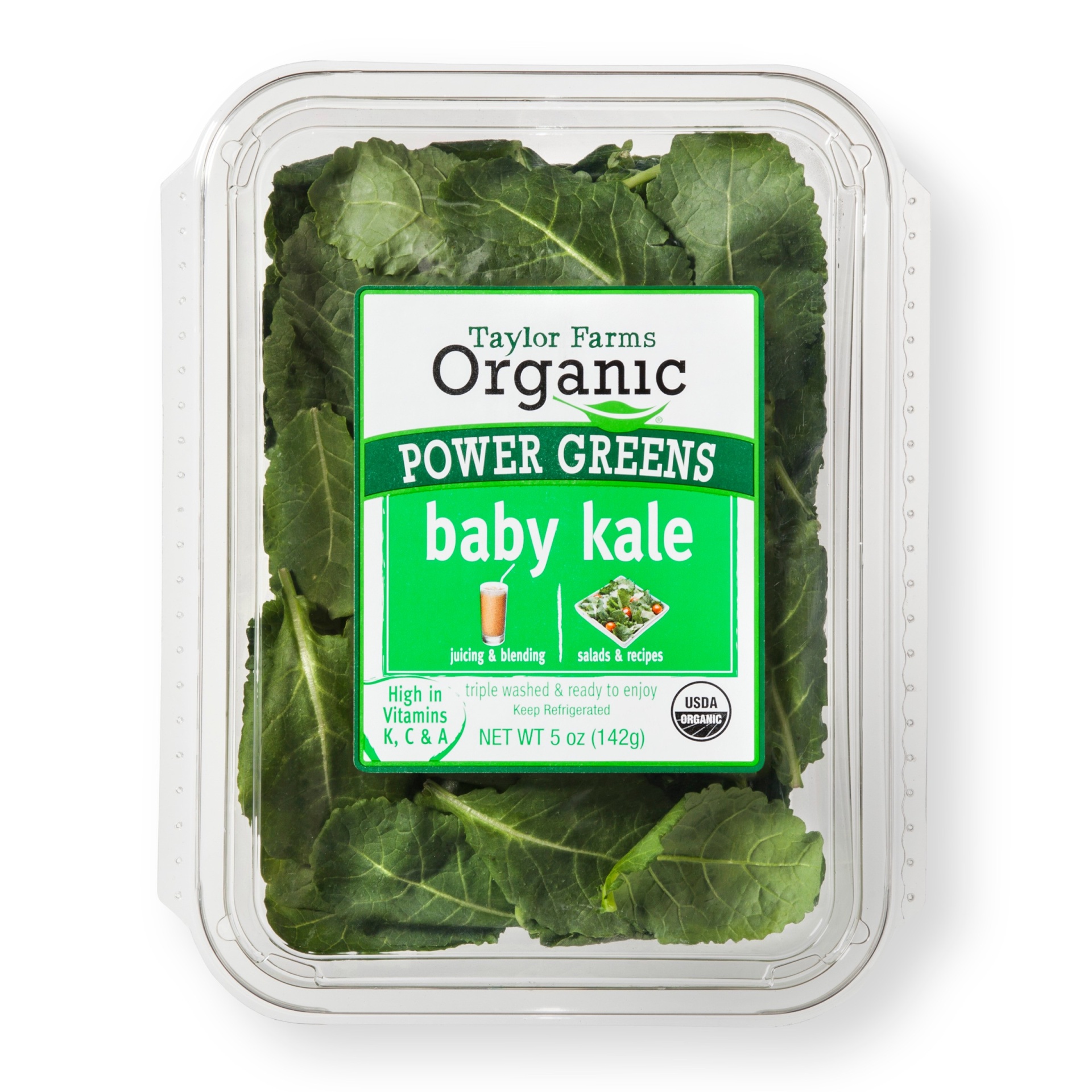 slide 1 of 1, Taylor Farms Organic Baby Kale Package, 5 oz