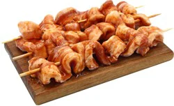 Central Market Black Cherry BBQ Marinated Pork Belly Skewer