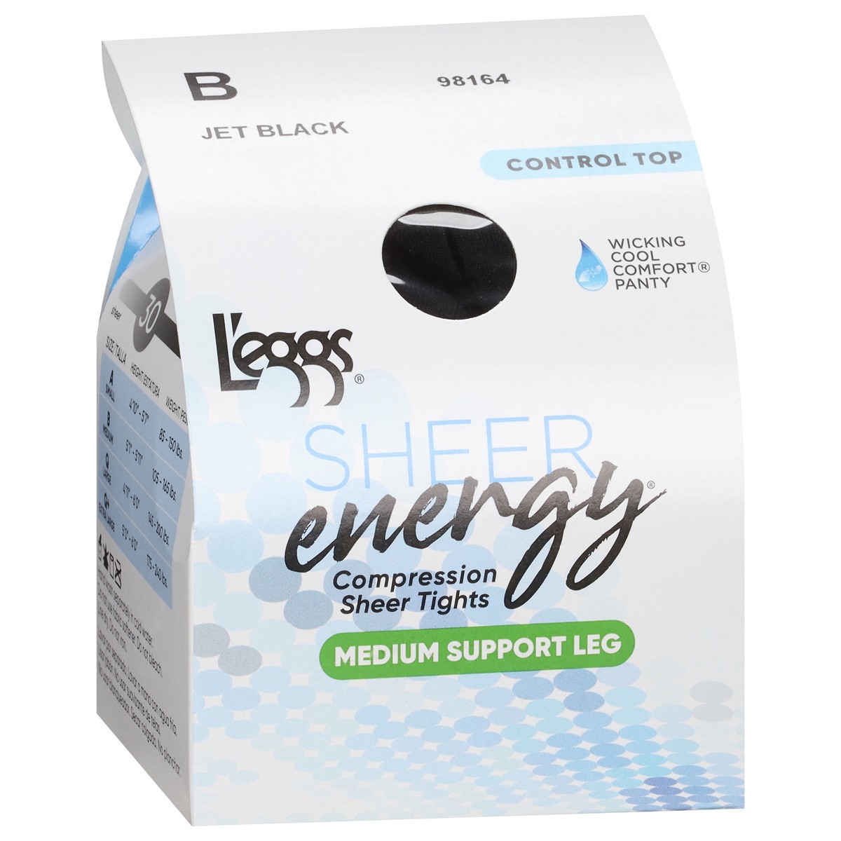 slide 3 of 11, L'Eggs Sheer Energy Medium Support Sheer Pantyhose - Nude, 1 ct