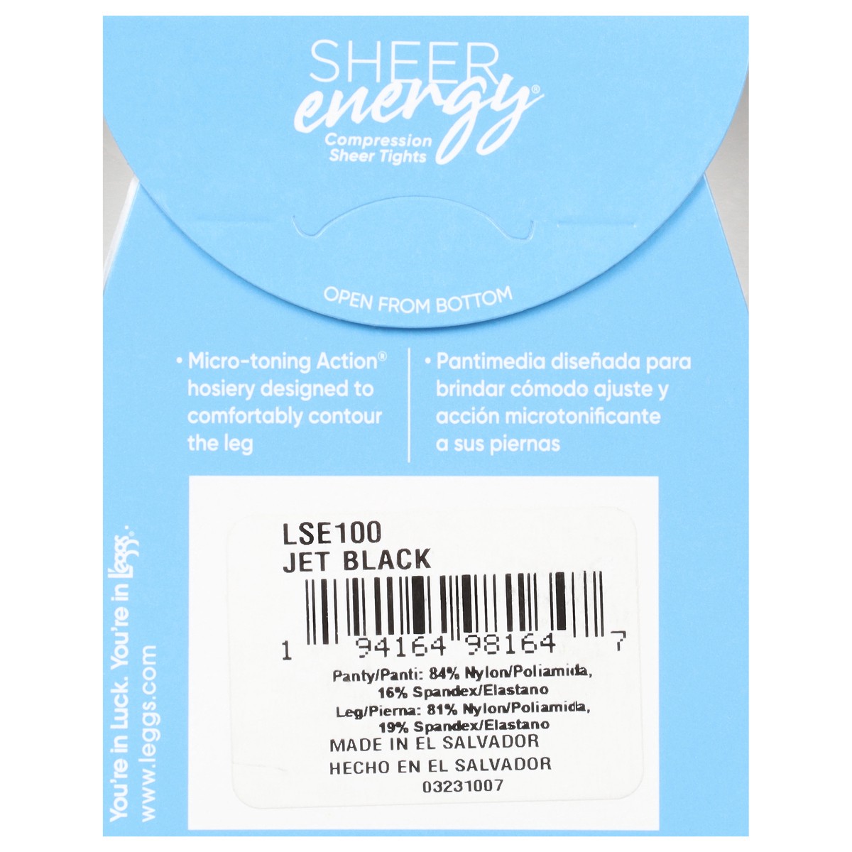 slide 9 of 11, L'Eggs Sheer Energy Medium Support Sheer Pantyhose - Nude, 1 ct