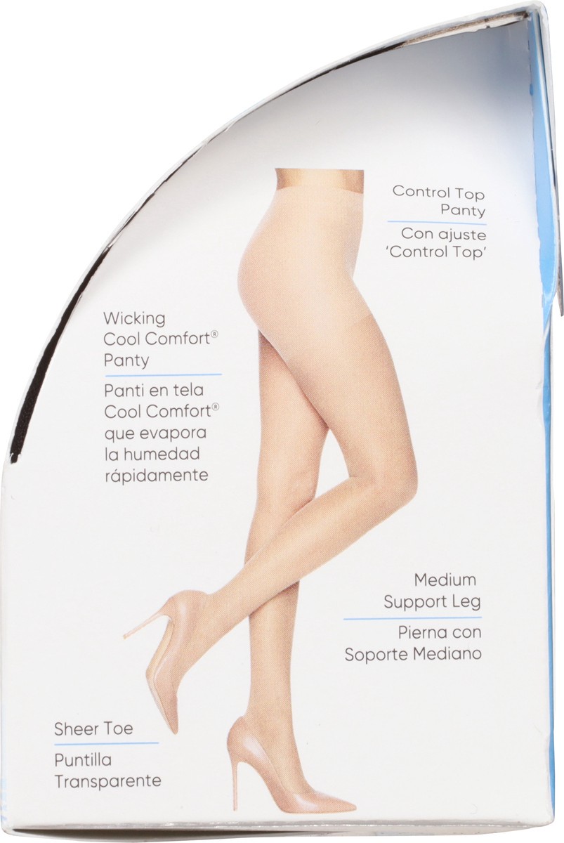 slide 4 of 11, L'Eggs Sheer Energy Medium Support Sheer Pantyhose - Nude, 1 ct