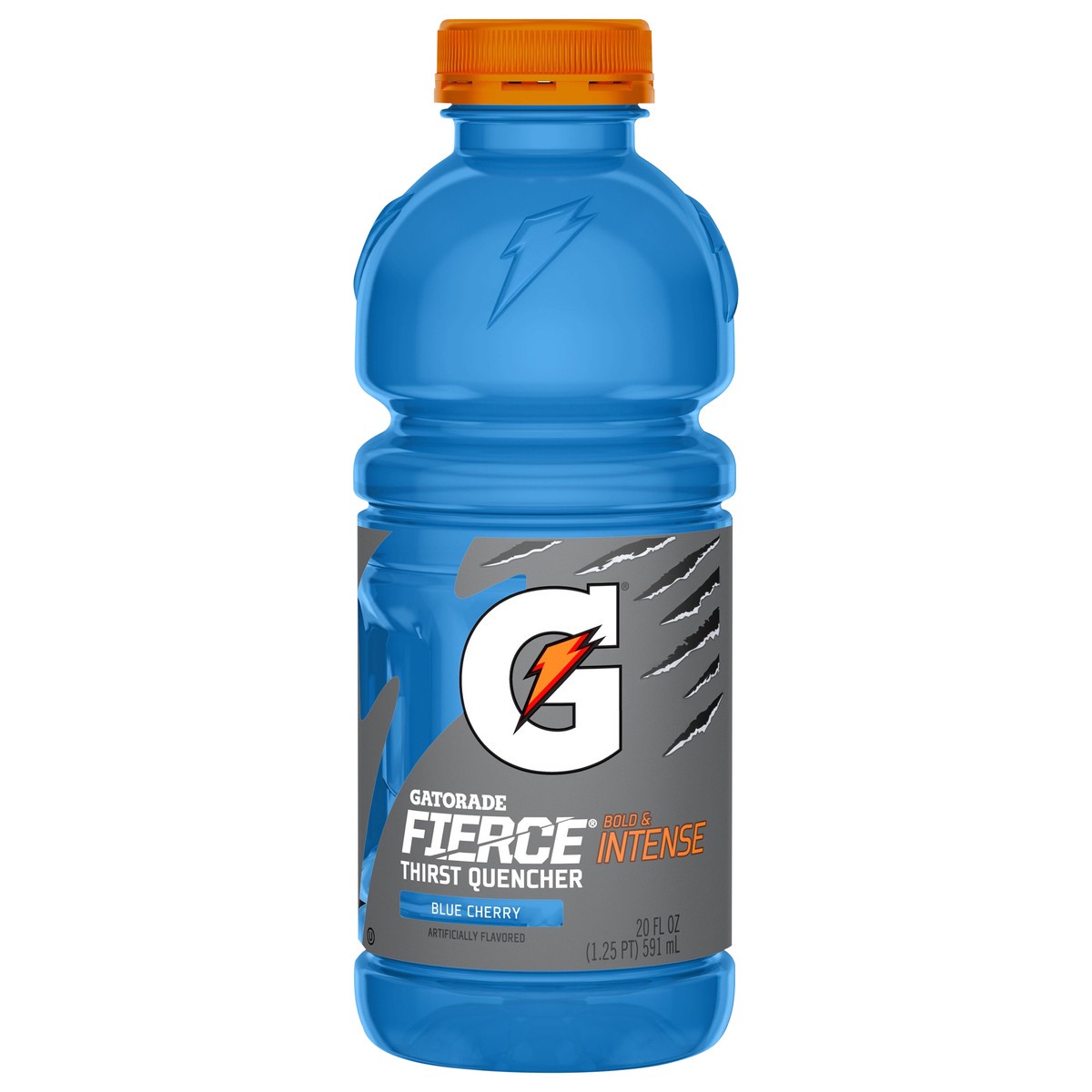 slide 1 of 7, Gatorade Fierce Thirst Quencher Blue Cherry Artificially Flavored - 20 fl oz, 20 fl oz