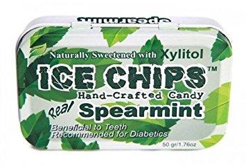 slide 1 of 1, Ice Chips Spearmint Xylitol Candy, 1.76 oz