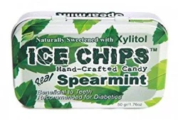Ice Chips Spearmint Xylitol Candy