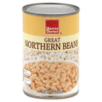 slide 1 of 1, Harris Teeter Great Northern Beans, 15.5 oz