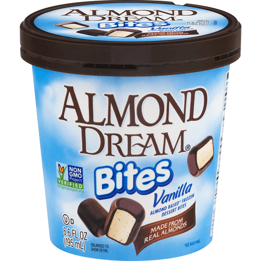 slide 2 of 9, Almond Dream Vanilla Bites, 6.6 fl oz