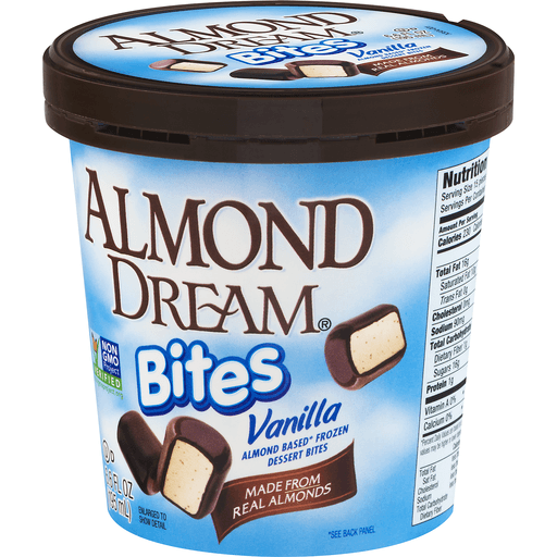 slide 3 of 9, Almond Dream Vanilla Bites, 6.6 fl oz