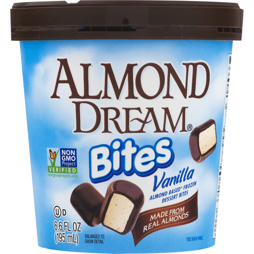 slide 4 of 9, Almond Dream Vanilla Bites, 6.6 fl oz