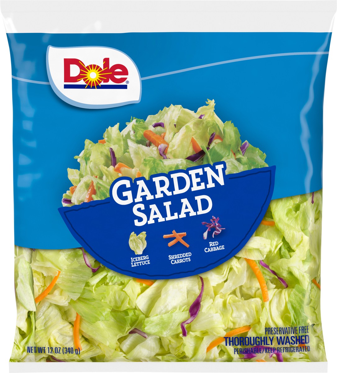 slide 1 of 7, Dole Salad Garden, 12 oz, 12 oz