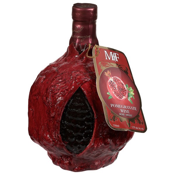 slide 1 of 1, Michael Franzese Semi Sweet Pomegranate Wine 750 ml, 750 ml