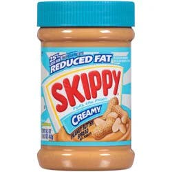 Skippy Reduced Fat Creamy Peanut Butter Spread 16.3 oz. Jar