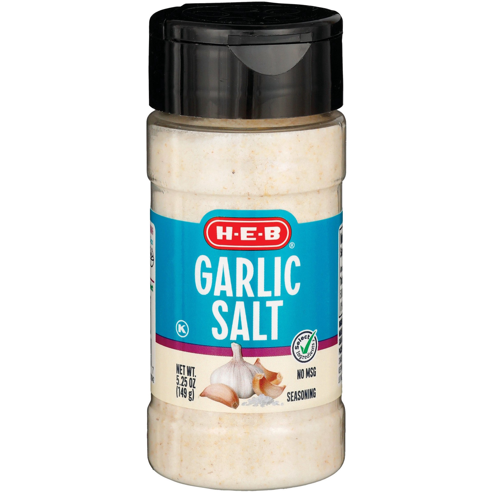 slide 1 of 1, H-E-B Garlic Salt Seasoning, 5.25 oz