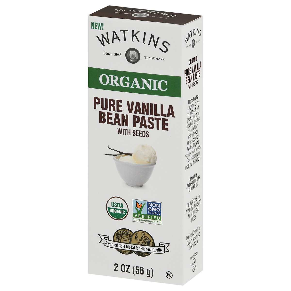 slide 2 of 9, Watkins Org Pure Vnla Bean Paste 2 Oz, 2 oz