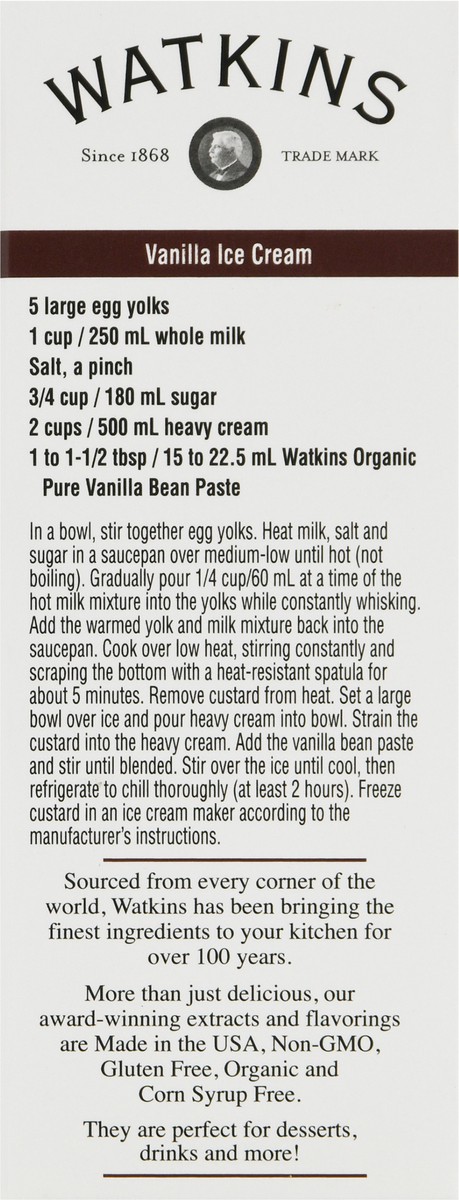 slide 7 of 9, Watkins Org Pure Vnla Bean Paste 2 Oz, 2 oz