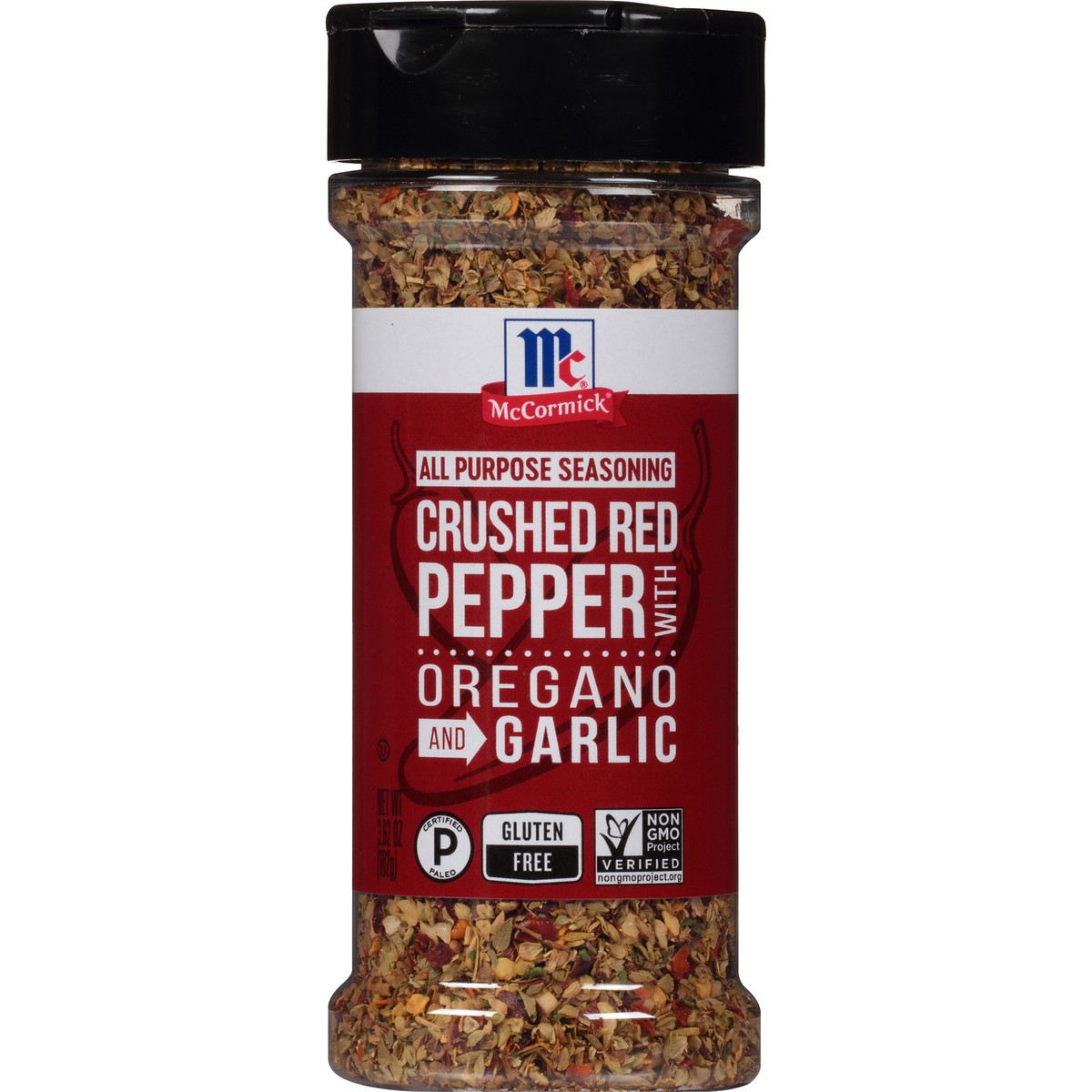 slide 5 of 7, McCormick Crushed Red Pepper with Oregano and Garlic All Purpose Seasoning, 3.62 oz, 3.62 oz