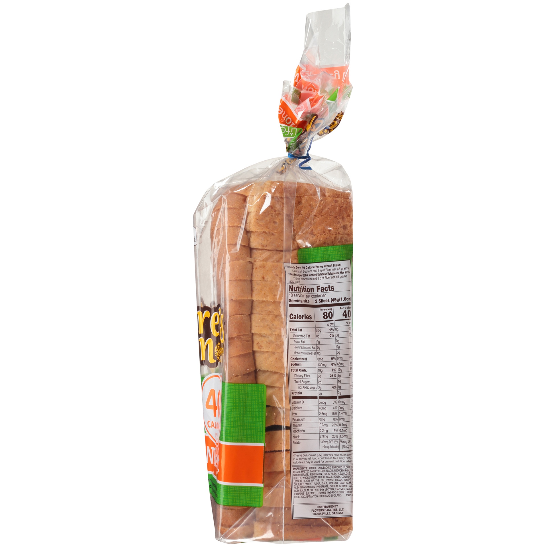 slide 3 of 8, Nature's Own Nature’s Own Life Honey Wheat, 40 Calories per Slice Keto Friendly Sandwich Bread, 16 oz Loaf, 16 oz