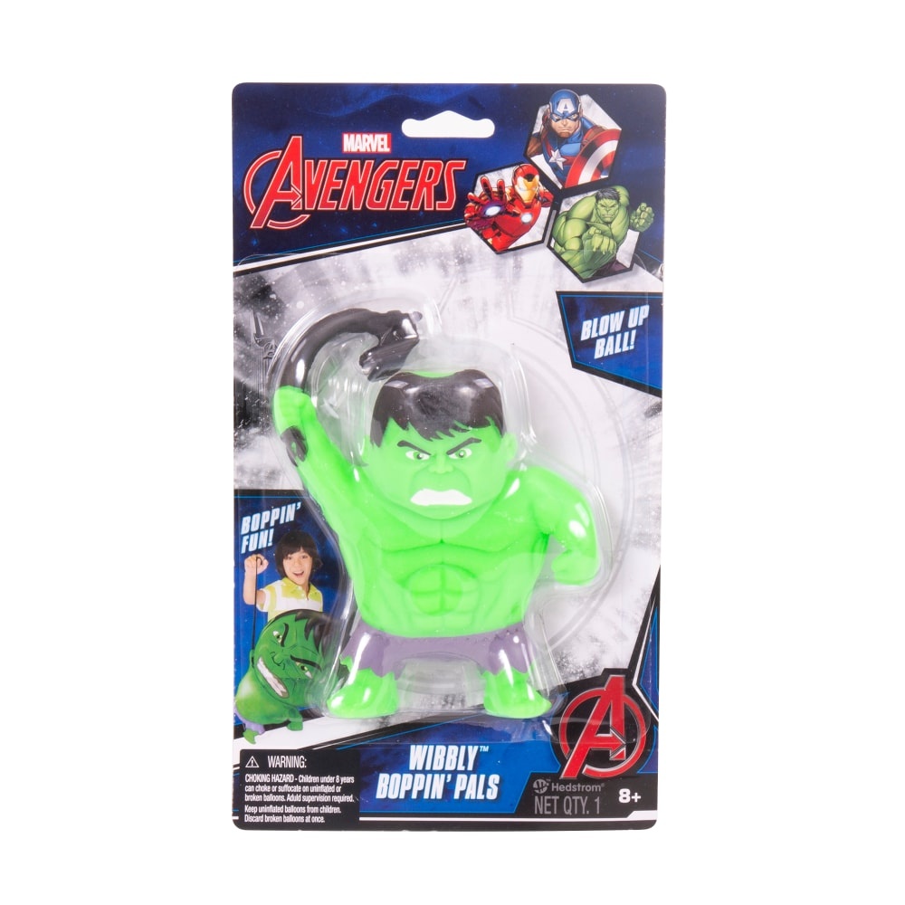 slide 1 of 1, Ball Bounce And Sport Inc. Marvel Avengers Hulk Wibbly Boppin' Pal, 1 ct