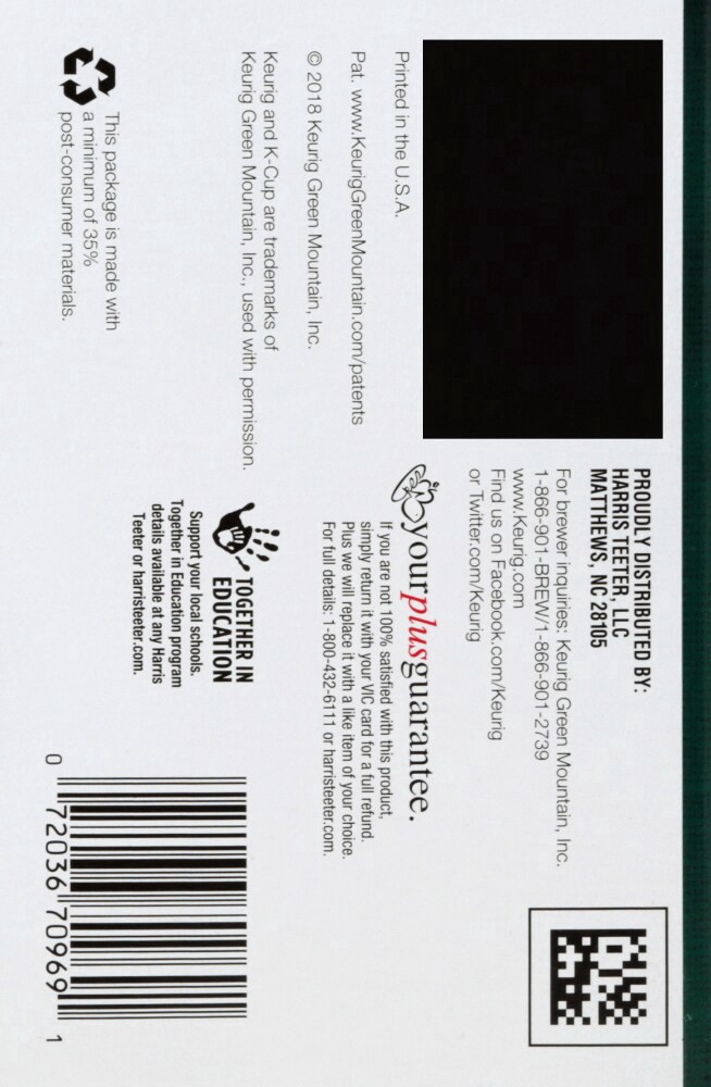 slide 2 of 3, Harris Teeter Decaf House Blend Medium Roast Coffee Pods, 12 ct