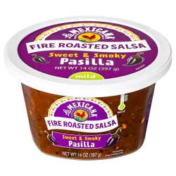 La Mexicana Fire Roasted Sweet & Smoky Pasilla Salsa 14 oz