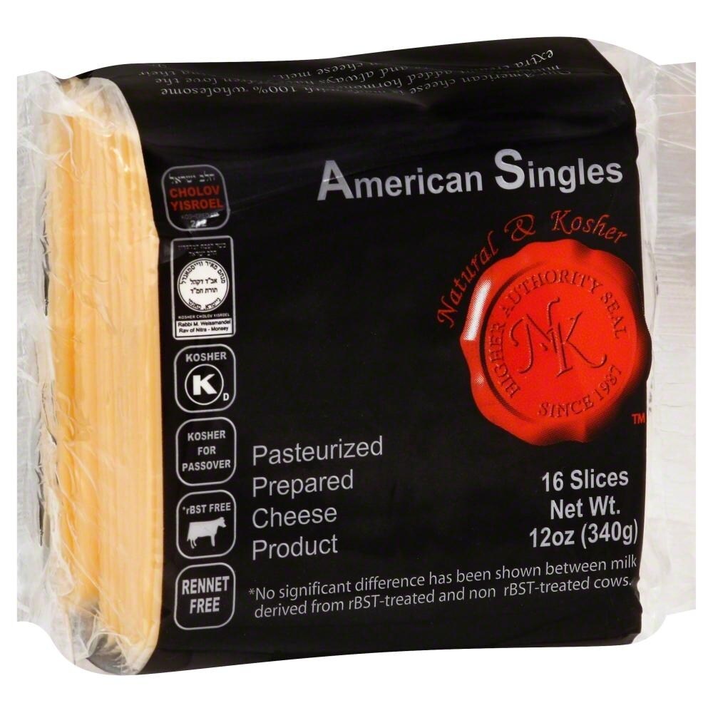 slide 1 of 1, Natural & Kosher Sliced Yellow American Cheese, 12 oz