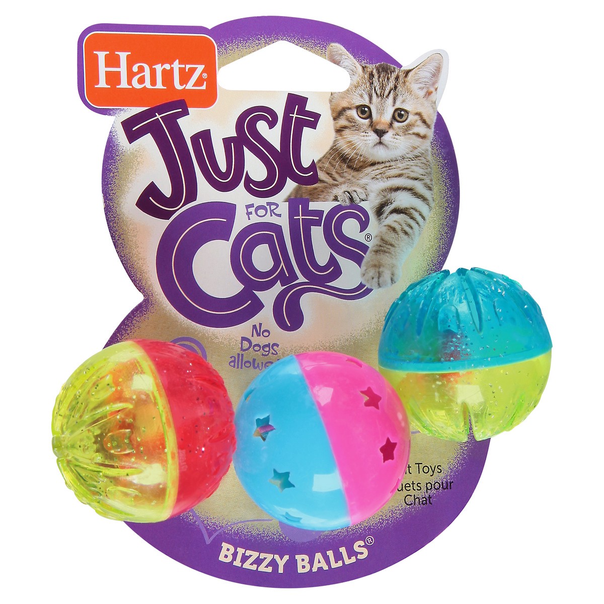 slide 7 of 12, Hartz Just For Cats Bizzy Balls 3 ea, 3 ct