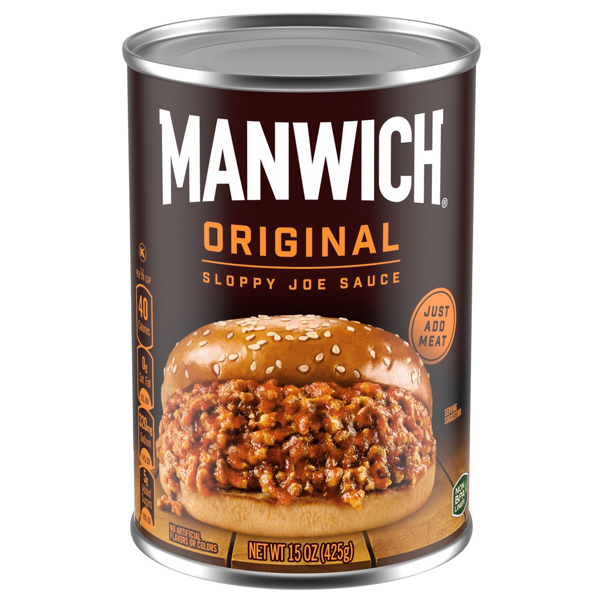 slide 1 of 5, Manwich Original Sloppy Joe Sauce, Canned Sauce, 15 oz., 15 oz